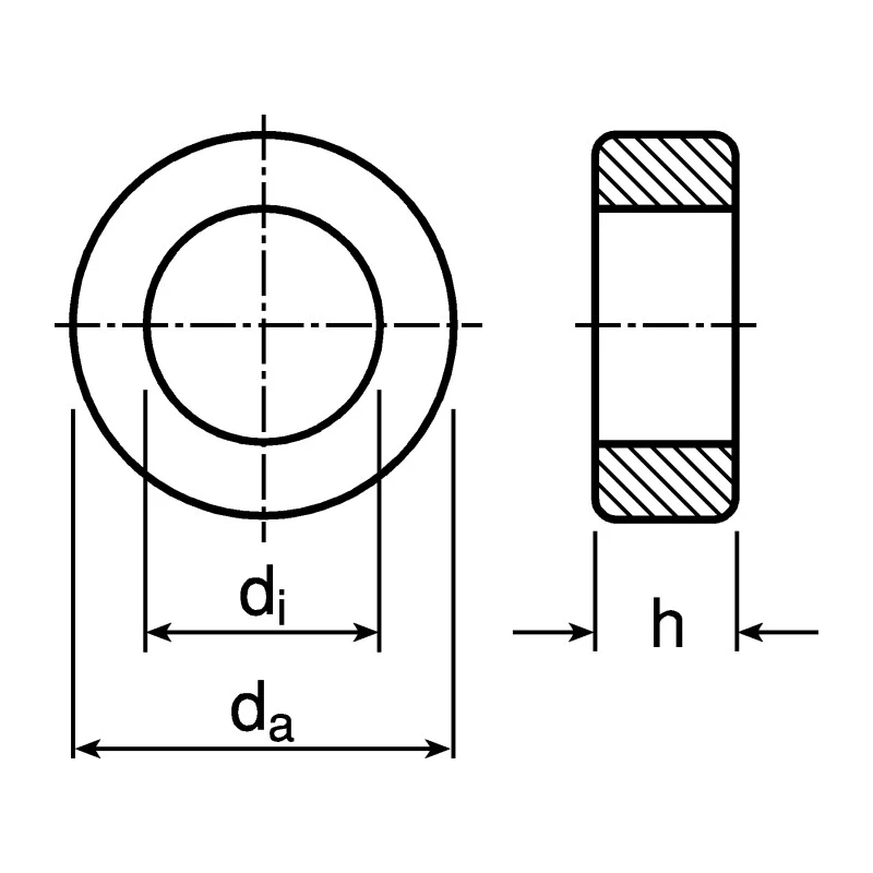 TDK Ferrite Ring Toroid Core N30 Material 20 mm Height 28.5 mm ID 51.8 mm OD B64290L0082X830