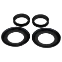SKF Nitrile Rubber V-Ring Seal with Steel Element, 30 mm ID, 54.5 mm OD, Black, TSN 507 A