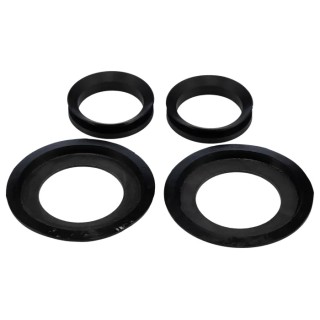 SKF Nitrile Rubber V-Ring Seal with Steel Element, 30 mm ID, 54.5 mm OD, Black, TSN 507 A
