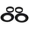 SKF Nitrile Rubber V-Ring Seal with Steel Element, 30 mm ID, 54.5 mm OD, Black, TSN 507 A