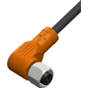 RS PRO Female 4 Way Right Angle to Unterminated Sensor Actuator Cable, Polyurethane Jacket, IP67, 5m, 30V 212-1713