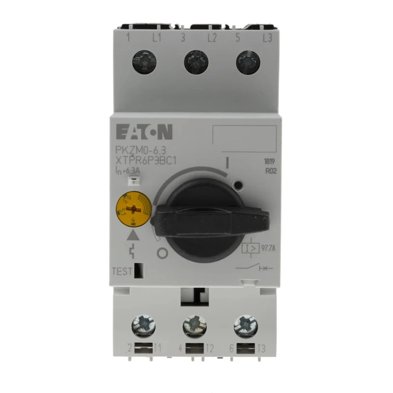 Eaton Motor Protection Circuit Breaker 4A, 6.3A, 690V AC, 3-Pole, PKZM0 Series 072738 PKZM0-6,3