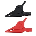 Chauvin Arnoux Multimeter Crocodile Clip P01295457Z, IEC 61010-031, Black and Red