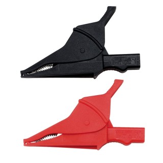 Chauvin Arnoux Multimeter Crocodile Clip P01295457Z, IEC 61010-031, Black and Red