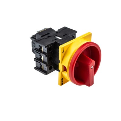 Eaton 3-Pole Flush Isolator Switch, IP65, 32A, 13kW, Panel Mount, 440V AC, Red Handle, 
