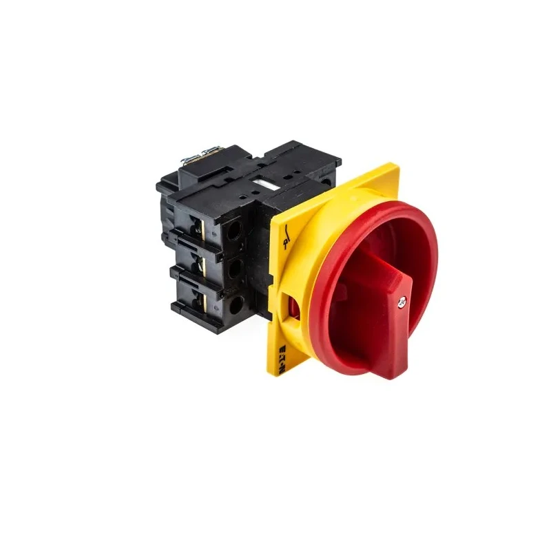 Eaton 3-Pole Flush Isolator Switch, IP65, 32A, 13kW, Panel Mount, 440V AC, Red Handle, 