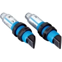 SICK Through Beam Photoelectric Sensor, Barrel, 0–25 m Detection Range, PNP Output, Plastic Housing, IP67 VSE180-2P42439