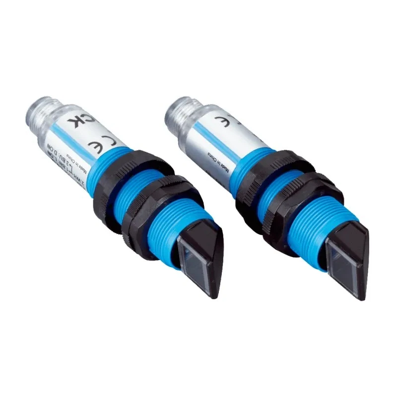 SICK Through Beam Photoelectric Sensor, Barrel, 0–25 m Detection Range, PNP Output, Plastic Housing, IP67 VSE180-2P42439