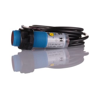 SICK Energetic Photoelectric Barrel Sensor, 1 mm–1.1 m Detection Range, NPN Output, IP67, Plastic Body VTE180-2N41187