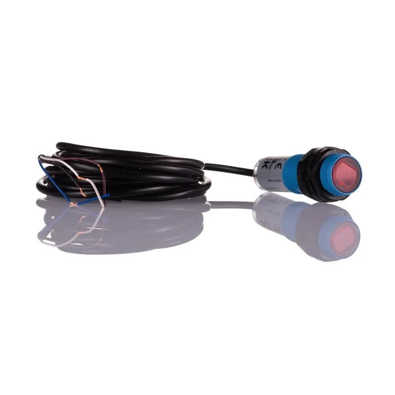 SICK Energetic Photoelectric Barrel Sensor, 1 mm–1.1 m Detection Range, NPN Output, IP67, Plastic Body VTE180-2N41187