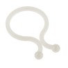 RS PRO Natural Polyamide 66 Cable Clip, Twist Lock, 23.6 mm Max Bundle Diameter, 45 mm Length, 2 mm Width 821-239