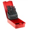 Dormer 29-Piece Twist Drill Bit Set, Multi-Material, HSS, 0.0625 - 0.5 in, Plastic Case A19018