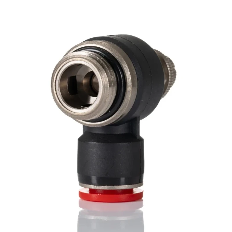 Norgren Pneufit C Series Banjo In-line Regulator, G 1/2, 16 mm Push-in Fitting, Polybutylene Terephthalate, C0K511248