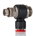 Norgren Pneufit C Series Banjo In-line Regulator, G 1/2, 16 mm Push-in Fitting, Polybutylene Terephthalate, C0K511248