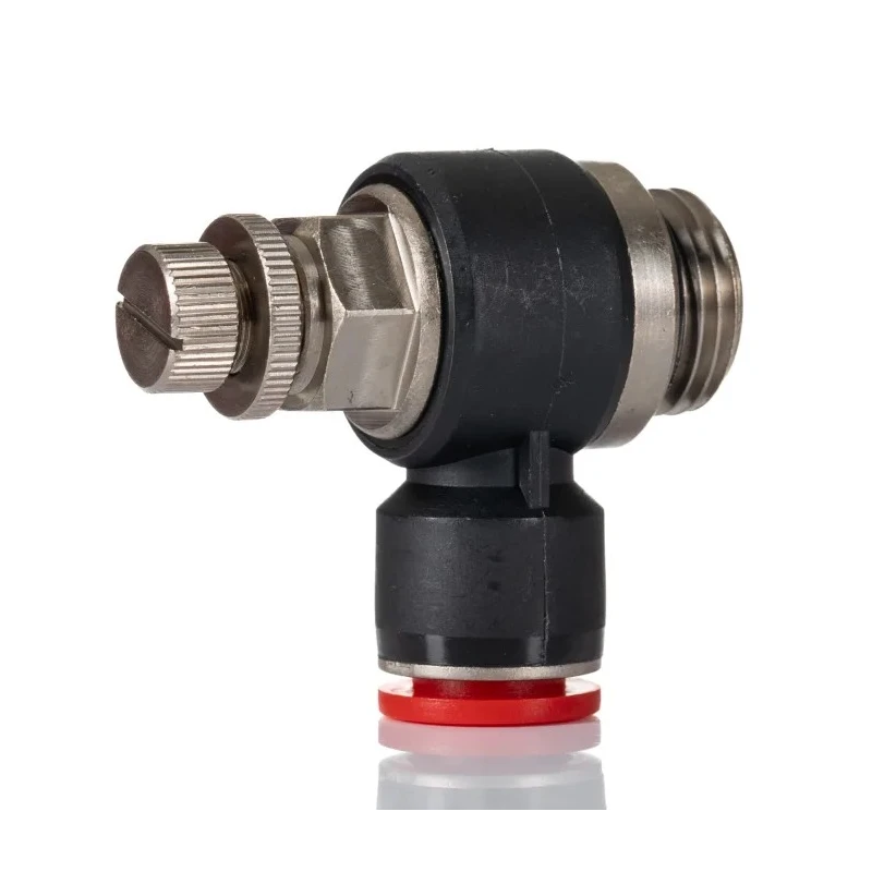 Norgren Pneufit C Series Banjo In-line Regulator, G 1/2, 16 mm Push-in Fitting, Polybutylene Terephthalate, C0K511248
