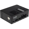 Okdo Jetson Nano 2GB Metal Case, Compact Black Steel, Air-Vent and Port Cutouts 200101