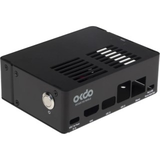 Okdo Jetson Nano 2GB Metal Case, Compact Black Steel, Air-Vent and Port Cutouts 200101
