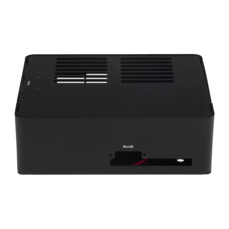 Okdo Jetson Nano 2GB Metal Case, Compact Black Steel, Air-Vent and Port Cutouts 200101