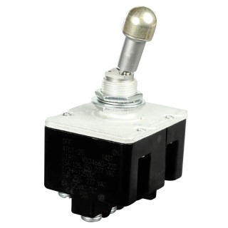 Honeywell Toggle Switch Bushing Mount, On-Off, 4PDT, Screw Terminal, 28V DC, 125V AC 4TL1-2D