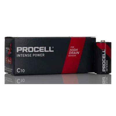 Duracell Procell Intense Alkaline C Battery 1.5V 7.933Ah Industrial LR14 CLR14 5000394136977