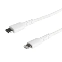 StarTech.com USB 2.0 Lightning to USB Type C Cable, Male to Male, White, 2m RUSBCLTMM2MW