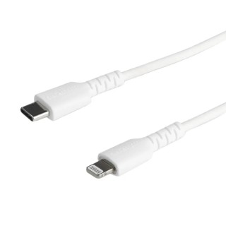 StarTech.com USB 2.0 Lightning to USB Type C Cable, Male to Male, White, 2m RUSBCLTMM2MW