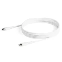 StarTech.com USB 2.0 Lightning to USB Type C Cable, Male to Male, White, 2m RUSBCLTMM2MW