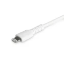 StarTech.com USB 2.0 Lightning to USB Type C Cable, Male to Male, White, 2m RUSBCLTMM2MW