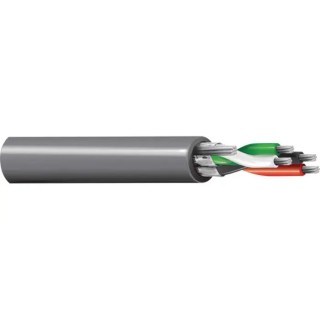 Belden YE00418 Multipair Industrial Cable, 2 Pairs, Silver PVC Sheath, 152m, 300V