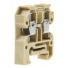 Weidmüller AKZ Series DIN Rail Terminal, Brown, 4mm², 1-Level, Screw, 400V, 41A 0294360000