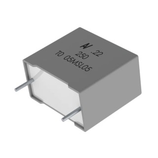KEMET Film Capacitor 47 nF ±5% 630V DC 220V AC Through Hole R60PI2470AA30J
