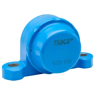 SKF Stainless Steel Pillow Block Bearing, 40mm ID, Set Screw, Composite Housing, P2BC 40M-CPSS-DFH