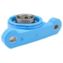 SKF Stainless Steel Pillow Block Bearing, 40mm ID, Set Screw, Composite Housing, P2BC 40M-CPSS-DFH
