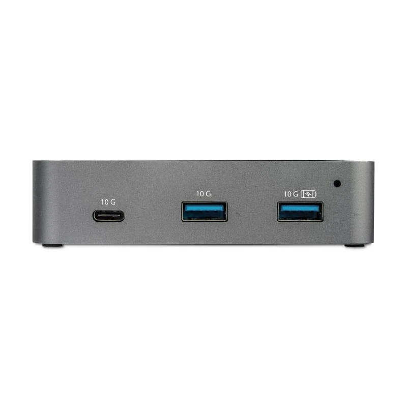 StarTech.com 3 Port USB 3.1 Hub, AC Adapter Powered, Gigabit RJ45, 100x60x25mm HB31C2A1CGS