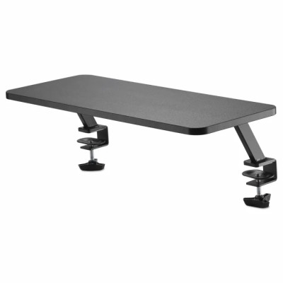 StarTech.com Monitor Riser Desk Mount, 34 Inch Screen Support, 20 kg Capacity, Steel, MNRISERCLMP