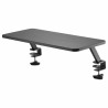 StarTech.com Monitor Riser Desk Mount, 34 Inch Screen Support, 20 kg Capacity, Steel, MNRISERCLMP