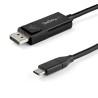 StarTech.com USB Type-C to DisplayPort 1.4 Adapter Cable, 1m, 8K 60Hz, Thunderbolt 3, CDP2DP141MBD