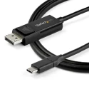 StarTech.com USB Type-C to DisplayPort 1.4 Adapter Cable, 1m, 8K 60Hz, Thunderbolt 3, CDP2DP141MBD
