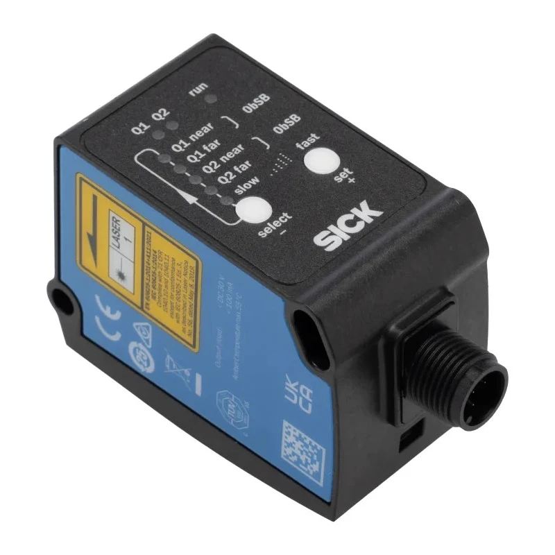 SICK Dx35 Series Distance Sensor Block, 0.05 mm–12 m Detection Range, PNP/NPN NO/NC Analogue IO-Link, IP67/IP65 DT35-B15851