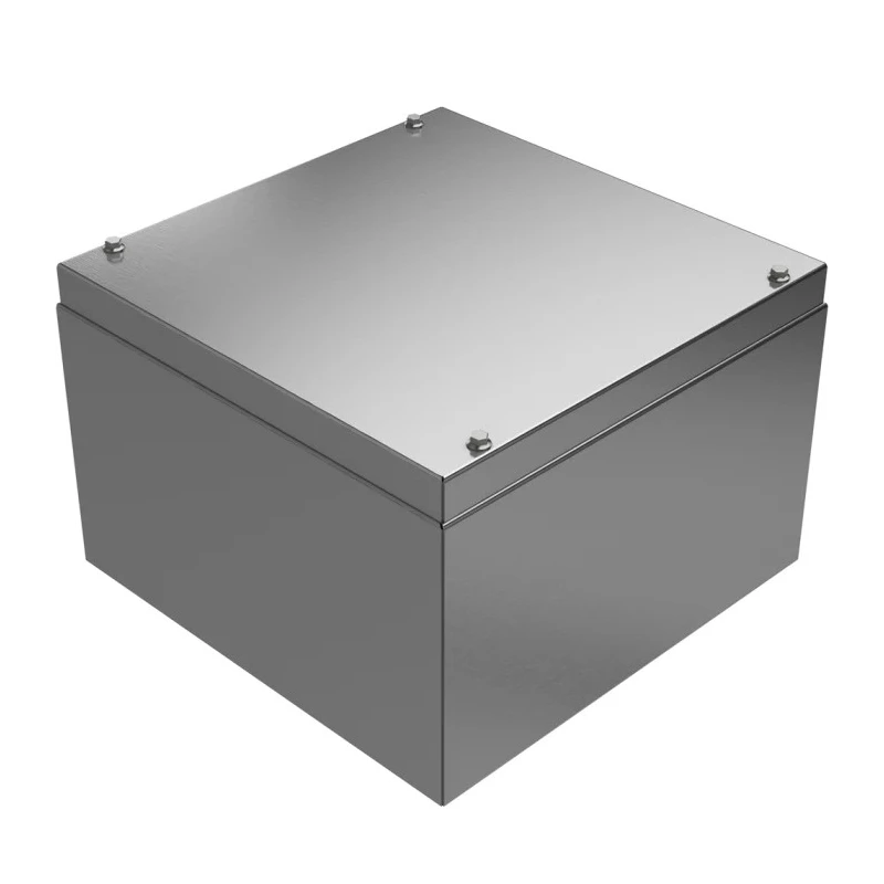 RS PRO General Purpose Enclosure 304 Stainless Steel IP66, Grey, Natural Lid, IK08/IK09, 300x200x300mm