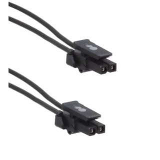 Molex 2 Way Female Micro-Fit TPA to 2 Way Female Micro-Fit TPA Wire to Board Cable 75 mm 300V Nylon Black 1451320200