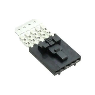 Molex 70400 Female Crimp Connector Housing, 5 Way, 1 Row, Straight, 2.54 mm Pitch, Polyester Alloy, 14600052