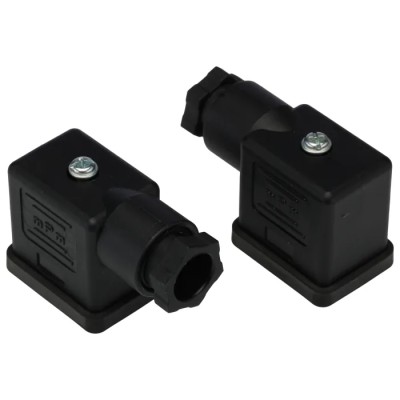 Brad from Molex DIN 43650 B Solenoid Valve Connector Male, 2+E, Bulkhead Mount, 250V AC/300V DC, 16A, IP65, PG9 1210230122