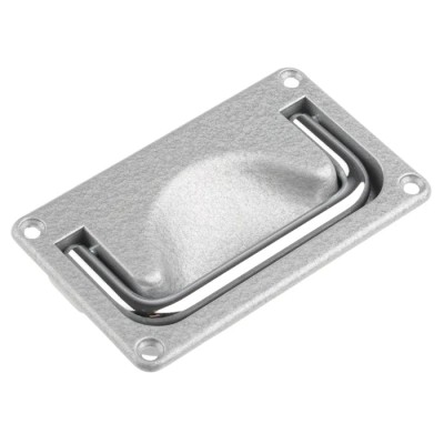 Pinet Die Cast Aluminium Carrying Handle, Spring Loaded, 96mm Width, 17.5mm Height, Load Capacity 100kg 826-206
