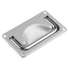 Pinet Die Cast Aluminium Carrying Handle, Spring Loaded, 96mm Width, 17.5mm Height, Load Capacity 100kg 826-206