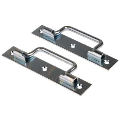 Pinet Steel Arch Handle, 25 mm Height, 2 mm Width, 25 mm Length, Zinc Plated, Drop Handle 826-127
