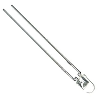 Broadcom Red LED Through Hole 3 mm T-1 1.6V 300mA HLMP-K155