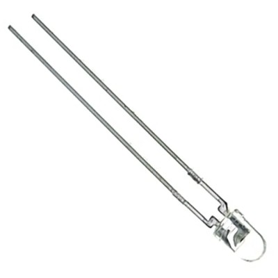 Broadcom Red LED Through Hole 3 mm T-1 1.6V 300mA HLMP-K155
