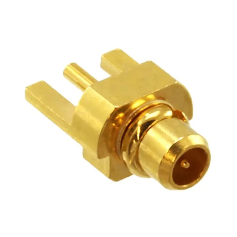 Molex MCX Edge Male Coaxial Connector 50 Ω, Straight, Surface Mount, Gold Plated 734150991