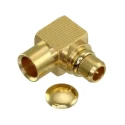 Molex 73415 Series MCX Coaxial Connector PCB Male, 50 Ω, Right Angle, Gold Flash, RG405 Cable 734152161